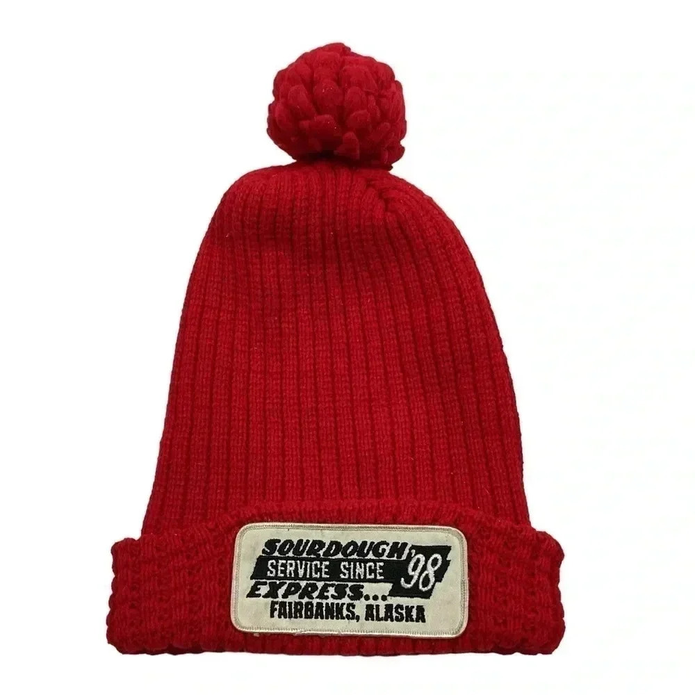 Vintage Sourdough Express Fairbanks Alaska beanie